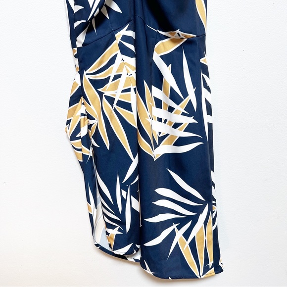 Finders Keepers Ritual Union Navy Leaf Dress - Picture 6 of 10